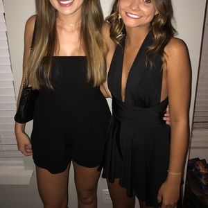 Black romper, pictured on the right